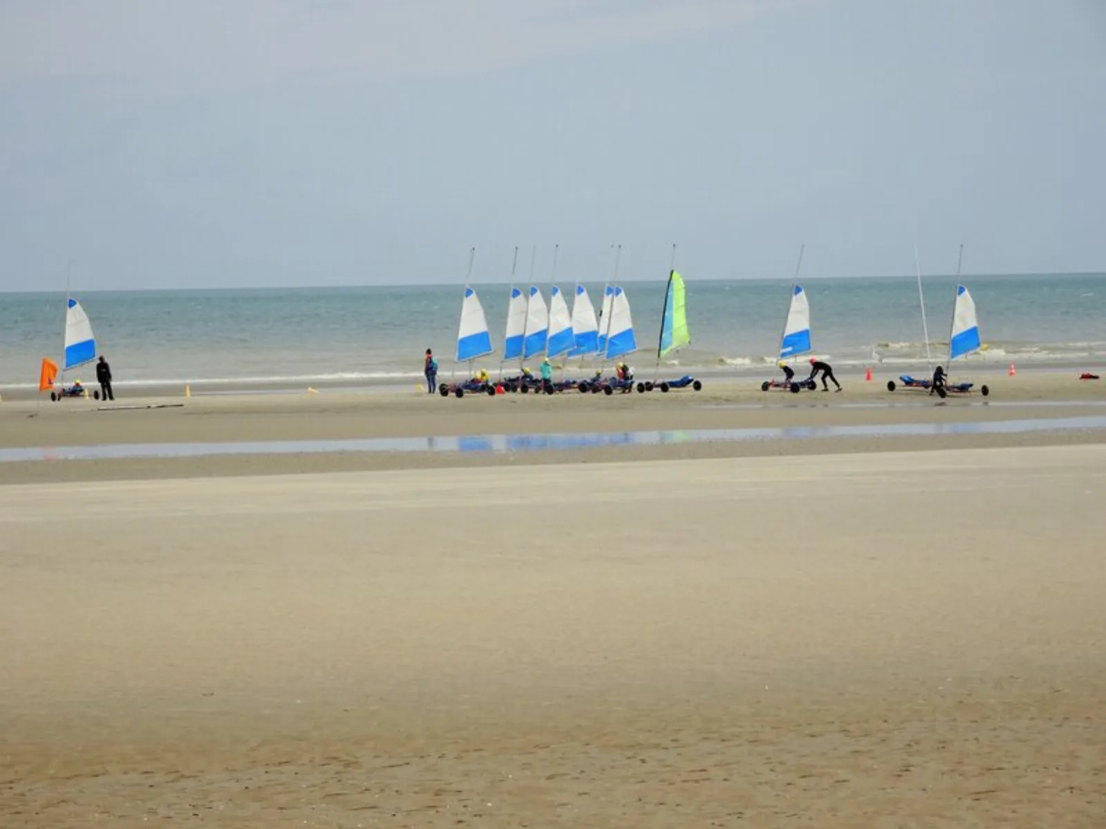 Char à voile sur la Côte d'Opale
