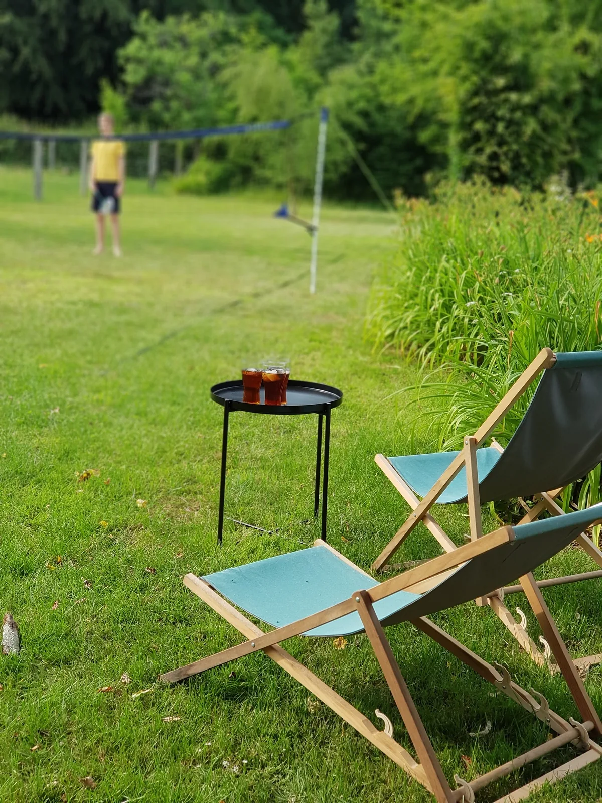 Terrasse privative ouverte sur le jardin