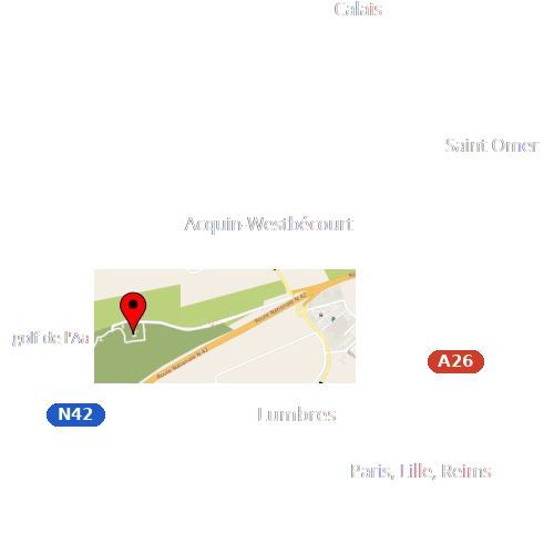 Plan d'accès à la ferme de la Haute-Drève